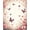 Pink, Pattern 3, variant on Flatwoven High Traffic Area Rug, Art Nouveau Floral Scrolls with Graceful Butterfly Silhouettes, Non Slip, Stain Resistant, Washable Area Rugs for Living Room, Bedroom(Beige, 2X3)