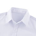thumbnail image 6 of Mercatoo Toddler Collared Short Sleeve 𝐏o𝗹o Soft Solid Dress Shirt for Baby Boys Girls Cute Summer Comfortable Tee Tops with Pocket, 6 of 8