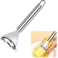 thumbnail image 1 of Paquete de 2 pelres de maíz de acero inoxidable para pelar mazorcas de maíz, removedor de núcleos de mano con mango ergonómico (StyleB), 1 of 3
