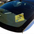 thumbnail image 2 of 2 pcs Stroller Signs for Car, Magnetic Reflective Safety Warning Signs - Baby on Board, 2 of 5