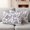 Purple, variant on Boho Pink Floral Outdoor Waterproof Pillow Covers, Vintage Farmhouse Paisley Plant Leaf Decorative Square Throw Pillowcase Sofa Cushion Sham for Patio/Couch/Chair, 18"x18" 2 Pack