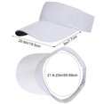 thumbnail image 3 of Minzimin Sport Sun Visor Hats for Women Men, Adjustable Cotton Ball Caps Sun Caps for Golf, Running, and Outdoor Activities, 3 of 7