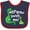 Navy and Red, variant on Inktastic My Papaw Grandpa Loves Me Dinosaur Boys Baby Bib
