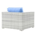 thumbnail image 6 of Modway Convene 6-Piece Outdoor Patio Set in Light Gray Light Blue, 6 of 10