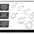 thumbnail image 2 of Automotive SAE Air Conditioner & Fuel Line Quick Disconnect 7PC Tool Kit - Plastic Auto AC/Gas Set 1/4-7/8" Inch, 2 of 5
