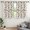 Butterfly and Mushroom, variant on Butterfly and Monarch Orange Pattern Blackout Curtains,Triple Weaved Fabric,Thermal Insulated,Room Darkening,Grommet Top,2 Panels,42x84in(107x213cm)