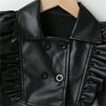 thumbnail image 4 of Vedolay Baby Girls Boys Jacket Zip Jacket Hooded Lightweight Kids Coats Windbreaker Outerwear Black,120, 4 of 5