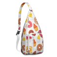 thumbnail image 1 of Sac à Dos à Bandoulière Gâteau et Beigne – Sac d'Épaule au Design de Délicieux Dessert, Sac de Jour à la Mode et Résistant à l'Eau, 1 of 4