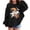 Black-a, variant on Halloween Sweatshirt Girls Boys Long Sleeve Loose Fit Hooded Sweatshirt with Pocket Fall Outfits