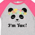 thumbnail image 4 of Inktastic 2nd Birthday Panda Face 2 Year Old Girl Girls Toddler T-Shirt, 4 of 5