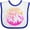 White and Royal, variant on Inktastic Pigeon Forge, Tennessee- Mountains in Sunrise Colors Boys or Girls Baby Bib