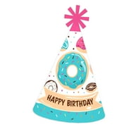 Hyjoy Donut Worry, Party - Cone Happy for and Adults - Set of 8 (Standard Size)