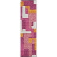 thumbnail image 2 of Addison Rugs Chantille Indoor/Outdoor Transitional Geometric Pink Washable Runner Rug, 2'3" x 7'6", 2 of 6