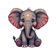 thumbnail image 6 of cartoon Elephant Theme Stickers, Waterproof Elephant Theme Sticker for Water Bottle Laptop Phone Cases Planner Skateboard Luggage Helmet Party Favor Decor, Ideal for Adults Teens Teacher Rewards, 6 of 9
