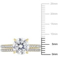 thumbnail image 2 of Everly Women's Created Moissanite 14k Yellow Gold Bridal Set, 2 of 6