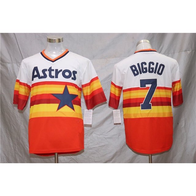 Astros Maillot de Baseball pour Hommes Brodé Édition Fan Édition Élite