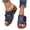 Navy, variant on Floral Platform Shoes, Summer Shoes, 3d Floral Cutout Women's Leather Soft Insole Orthopedic Arch Support Sandals, Retro Bohemian Wedge Slippers, Suede Moccasins., Brown 5.5