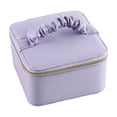 thumbnail image 2 of Meitianfacai European Hand Carry Jewelry Box With High Appearance Value And Large Capacity Ring Necklace Jewelry Box Solid Color With Metal Zipper, 2 of 6