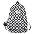 thumbnail image 5 of Women's new fashion checkered backpack casual school bag, 5 of 8