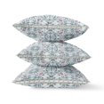 thumbnail image 2 of Jahan Paisley Broadcloth Fabric Blown and Closed Pillow 28" - Light Blue White, 2 of 4