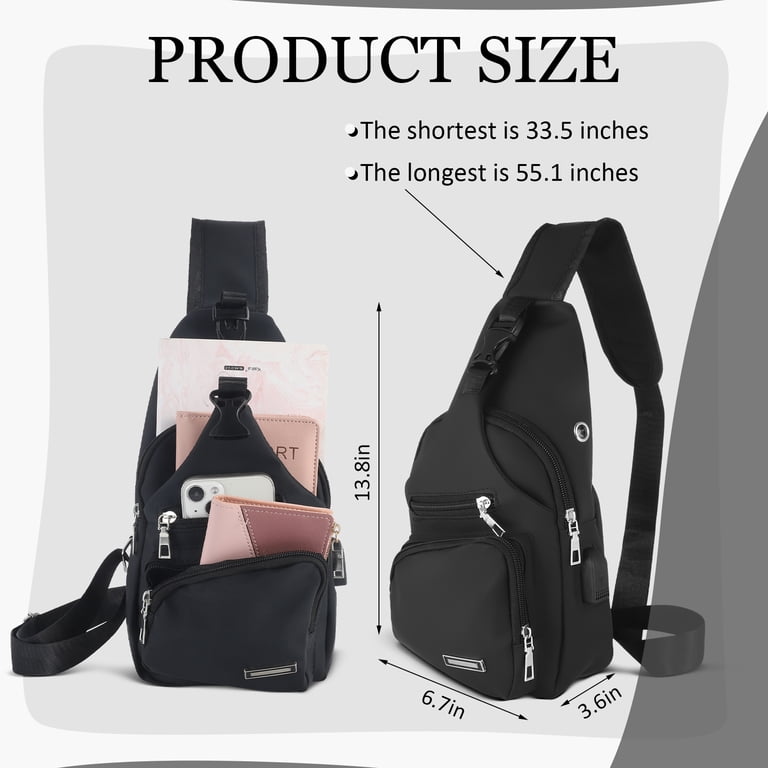 Hengguang Waterproof Sling Bag, Crossbody Chest Backpack  display picture 3