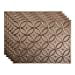 thumbnail image 3 of FASÃ„DE Rings Decorative Vinyl 18in x 24in Backsplash Panel in Argent Bronze (5 Pack), 3 of 15