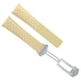 thumbnail image 2 of LEATHER WATCH BAND CLASP 22MM FOR TAG HEUER MONACO GRAND CARRERA BEIGE PERFORAT, 2 of 2
