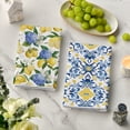 thumbnail image 4 of Sm:)e Hello Sunshine Lemon Hydrangea Summer Kitchen Dish Towels 18x26 Inch Set of 4, 4 of 7