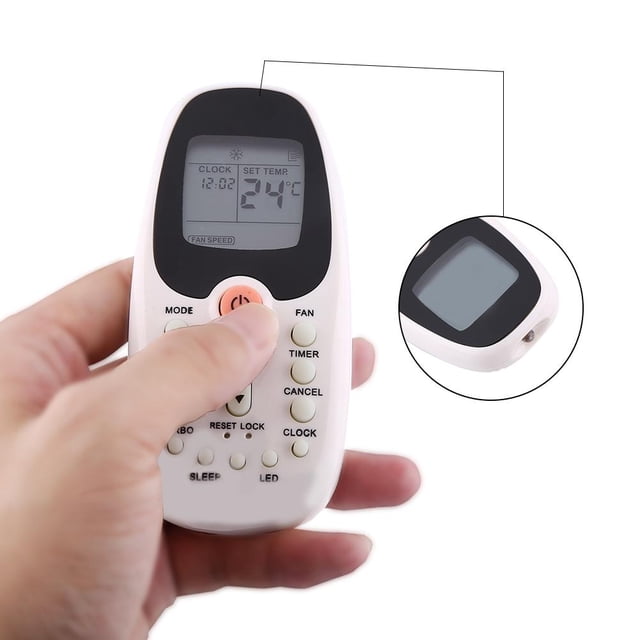 LAFGUR Télécommande, Multifonction Confortable Pratique Puissant Réglage Facile Télécommande de Remplacement pour Climatiseur