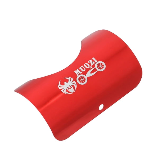 Protector de pedalier de bicicleta, adhesivo para cuadro de bicicleta plegable, ligero Rojo