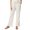 Jones White/Praline, variant on Jones New York Womens Linen Blend Striped Wide Leg Pants