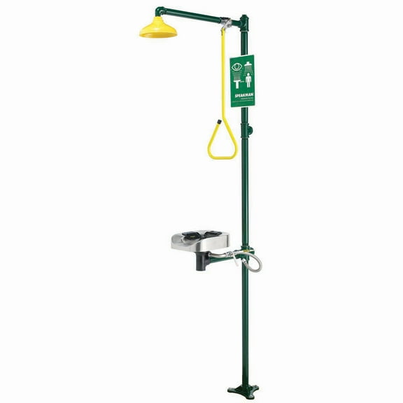Speakman Se-1250-Pt Optimus Combination Emergency Shower Station - MultiColor