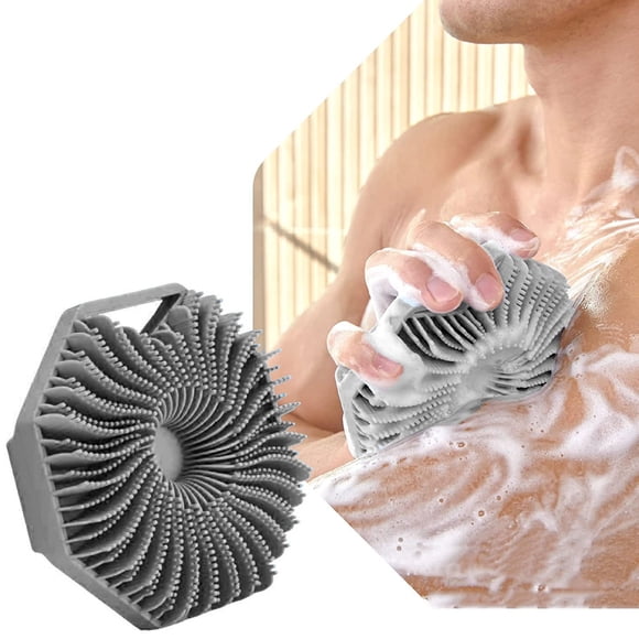 Cepillo Corporal Exfoliante, Cerdas Suaves Depurador De Ducha De Silicona Multifuncional Correa De Portátil Uso Conveniente Para Exfoliación Eliminación De Piel Muerta