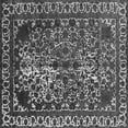 thumbnail image 1 of Ahgly Company Indoor Square Oriental Gray Industrial Area Rugs, 8' Square, 1 of 4