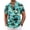 Blue, variant on COOFANDY Hawaiian Shirt for Men Short Sleeve Button Down Shirt Men Vacation Shirts Beach Summer Shirts