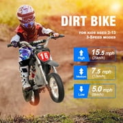Hiboy DK1 36V Electric Dirt Bike,300W Electric Motorcycle - Up to 15.5MPH & 13.7 Miles Long-Range,3-Speed Modes Motorcycle Red