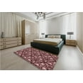 thumbnail image 4 of Ahgly Company Indoor Rectangle Patterned Light Coral Pink Area Rugs, 5' x 7', 4 of 6