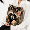 thumbnail image 6 of Raccoon Velvet Throw Pillows Set of 2 - Decorative Pillows with Unique Patterns for Sofa Couch Bed - Pillow Covers - Available in 16x16, 18x18, 20x20 Inches, 6 of 6