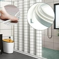 Shower Water Barrier, SelfAdhesive Corner Shower Splash Guard Rubber