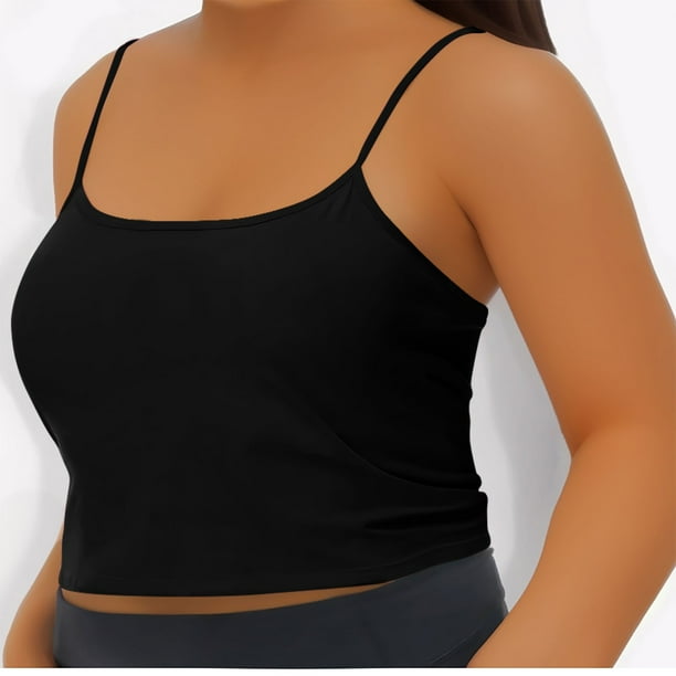 Puntoco Camisetas sin mangas ajustadas para mujer, blusas de cuello redondo de manga corta con estampado informal a la moda de talla grande para mujer