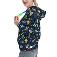 thumbnail image 2 of Kdxio Funny Spaceships Print Womens Oversized Hoodies Sweatshirts Hooded Pullover Tops Sweaters Casual-Medium, 2 of 7
