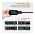 thumbnail image 7 of Mini USB Tester Voltage Current Meter Fast Charge PD Detector Color Screen TC66/TC66C Type-C Multimeter Voltmeter Ammeter ,Portable, 7 of 7