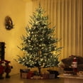 thumbnail image 2 of Árbol de Navidad HOMCOM preiluminado de 7.5 pies con 300 luces LED y control remoto, 2 of 9