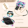 thumbnail image 3 of FORMRS Women Crossbody Purse with Chain Strap Vegan Leather Shoulder Handbag, Abstract Drawing, 3 of 7