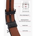 thumbnail image 4 of AWAYTR Men Ratchet Belt Leather Adjustable Trim to Fit No Holes Slide Dress Belt for Casual Formal Gift, 4 of 7