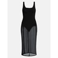 thumbnail image 4 of Madden NYC Women’s Mesh Midi Dress, Sizes XXS-XXL, 4 of 4