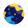 thumbnail image 3 of 80s-90s Style Color Splash Print Spare Tire Cover Waterproof Tire Wheel Protector for Car Truck SUV Camper Trailer Rv 14"-17", 3 of 5