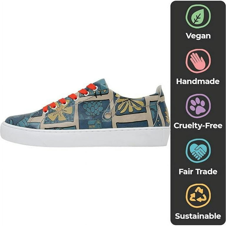 Dogo Vegan Leather Sneakers for Women - Handmade and Unique