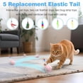 thumbnail image 5 of Interactive   for Indoor (Sounds&Touch Control)   -Automatic Moving  Ball - Slow 2Speed with Feathers Tail&Lights for Kittens,Older Cats,Bored Cats,Ferret,, 5 of 7