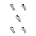 thumbnail image 3 of Matsuzay 1 pieza auricular inalámbrico portátil 100 mAh IPX5 impermeable recargable potencia pantalla auricular comunicación auricular blanco Type2 NO2, 3 of 6